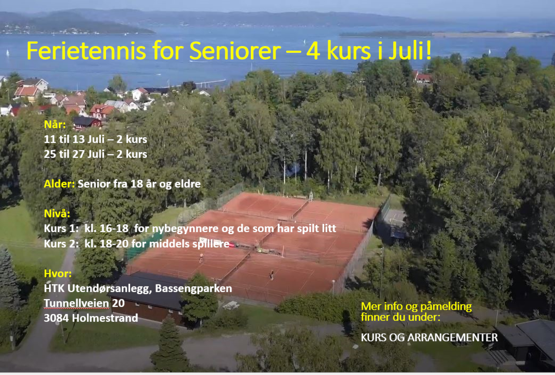 FERIETENNIS I JULI FOR SENIORER!